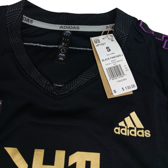Adidas x Marvel Black Panther Football Jersey - Picture 4 of 6
